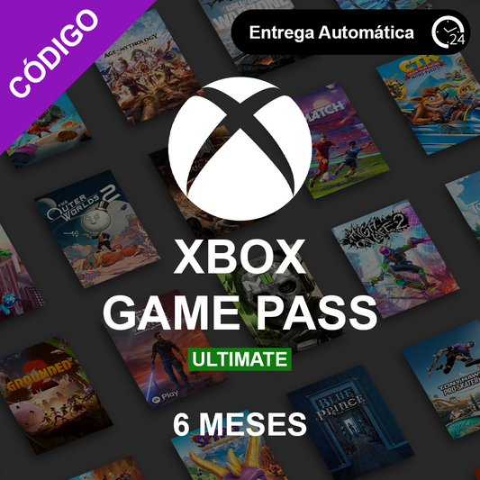 Game Pass Ultimate 6 Meses Código de 25 Dígitos BR