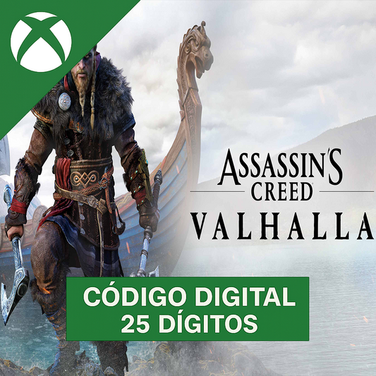 Assassin's Creed Valhalla Standard Edition Xbox - Código 25 Dígitos