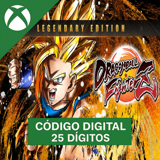 Dragon Ball Fighterz Legendary Xbox REGIÃO - Código 25 Dígitos