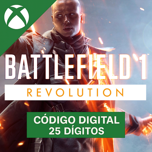 Battlefield 1 Revolution Xbox REGIÃO - Código 25 Dígitos