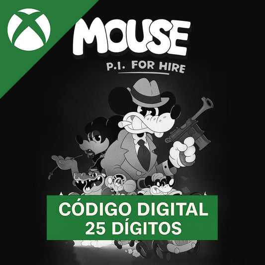 MOUSE: P.I. For Hire Xbox - Código 25 Dígitos