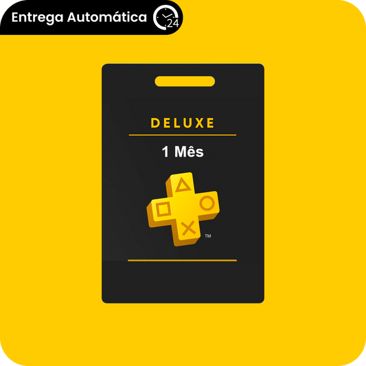 PlayStation PSN Plus Deluxe - 1 mês