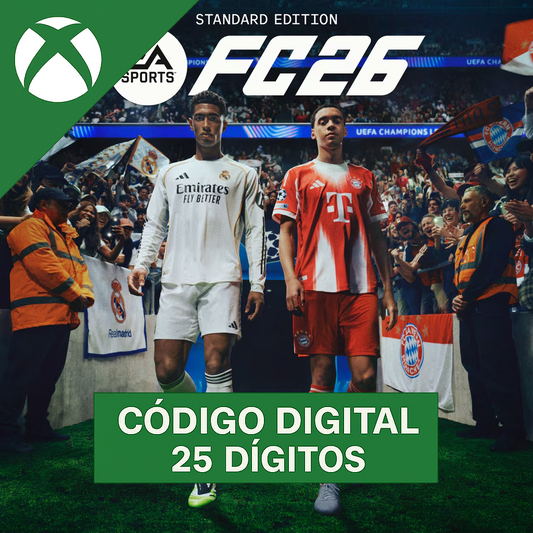 EA Sports FC 26 Standard Edition Xbox – Código 25 Dígitos REGIÃO